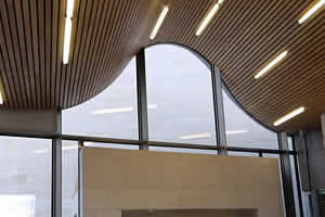 bespoke steel building internal view