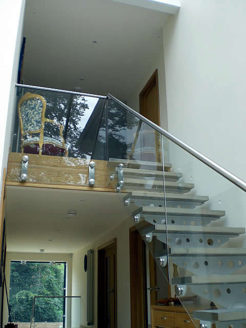 steel staircase