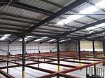 commercial steel frame building